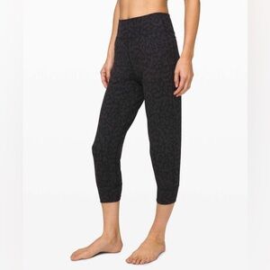 LULULEMON Align Jogger Crop 23" Formation Camo Deep Coal Multi Size: 6 NULU